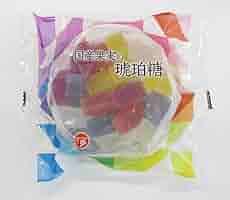 琥珀糖ページ Amazon | 津山屋製菓 国産果実の琥珀糖 100g 4個セット 琥珀糖